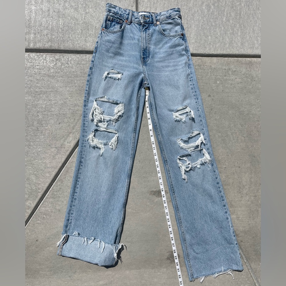 ZARA high rise jean